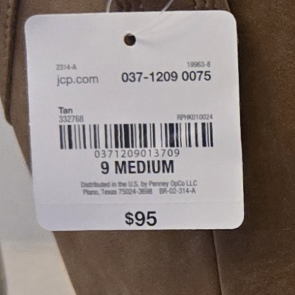 🔥SALEWomen's Mid Calf Boots Maybrook Tan Size 9 Medium Damaged Box - Picture 5 of 5